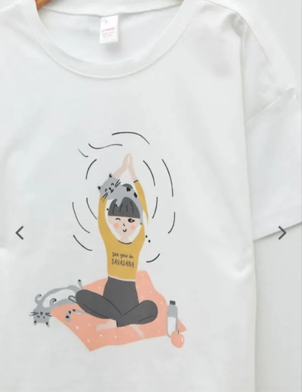 خرید تیشرت سفید طرحدار برای کودک از شوروم اچ جی