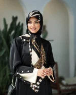 عبای جلوبسته ساتن