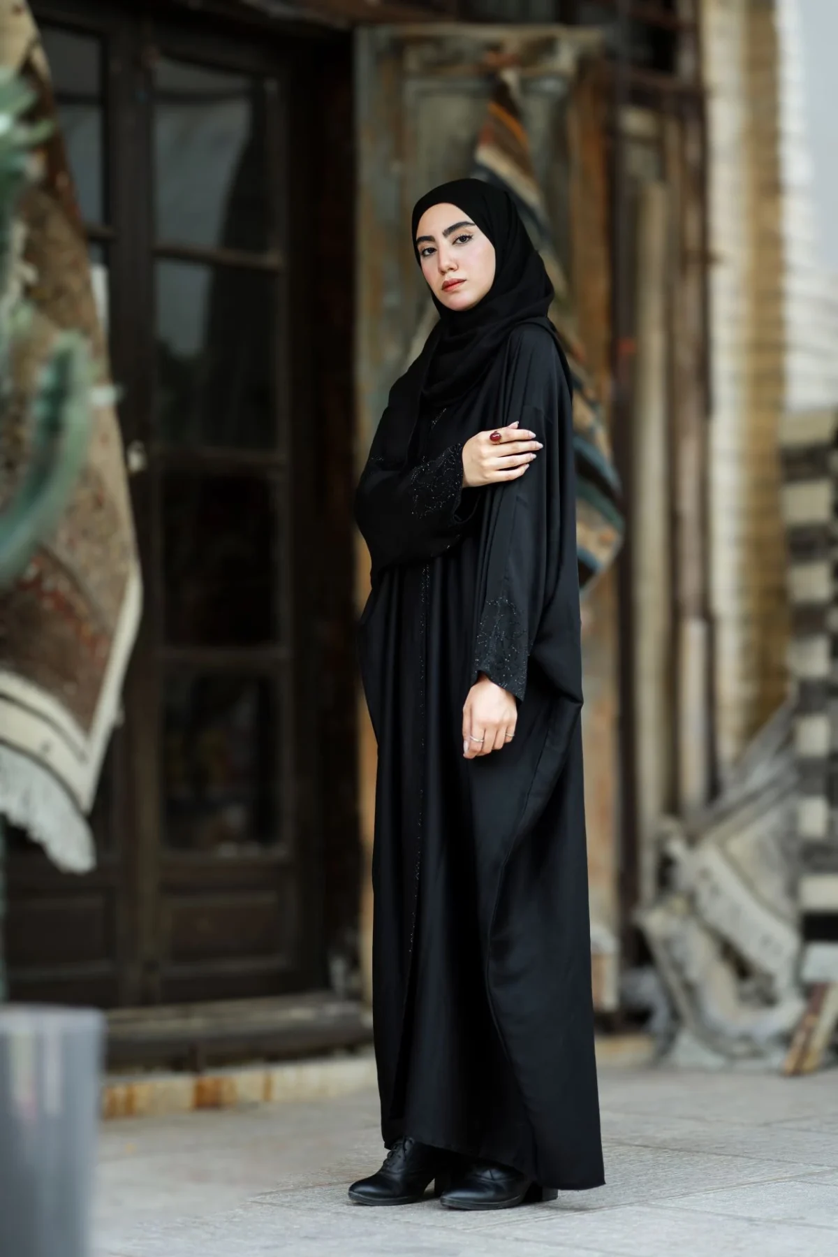 عبای لامع مشكی