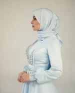 پیراهن جواهر آبي