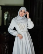 پیراهن جواهر نقره اي