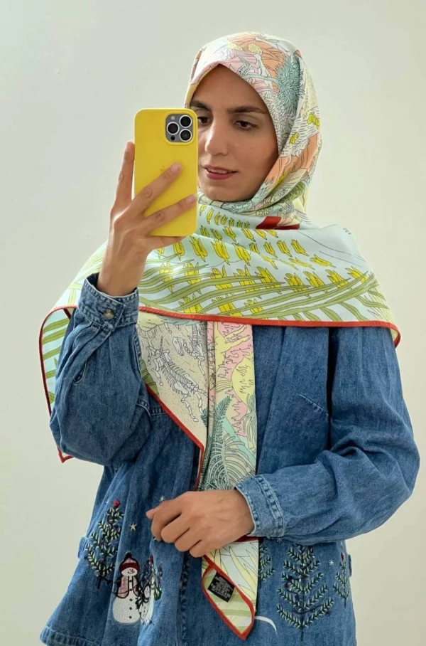 روسری کشمیر چهارفصل کد 02