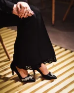 کفش پاشنه بلند مجلسی مدل پنل پاشنه مدل 2