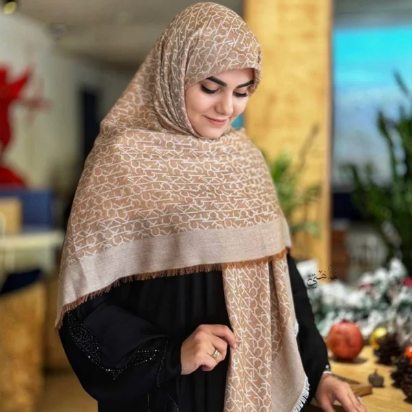 روسري كشمير چهارفصل قواره 140 کد 01