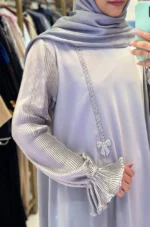 عبای آستین پیلیسه مجلسی کد (۰۱۱۵)