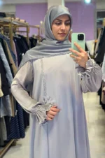 عبای آستین پیلیسه مجلسی کد (۰۱۱۵)