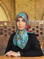 روسری ابریشم کجراه(توییل) قواره 90 سبز زمردی