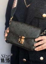 کیف زنانه دستی و دوشی لویی ویتون چرم مشکی
