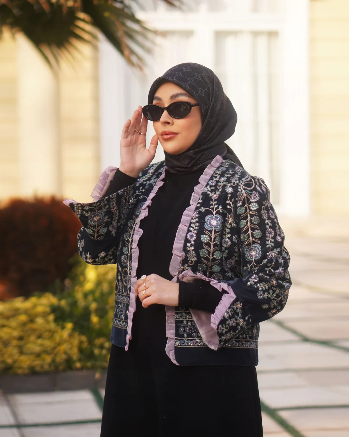 کت مخمل سوزن دوزی شده کد 02