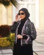 کت مخمل سوزن دوزی شده کد 02