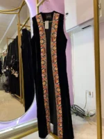 وست مخمل نوار گل و جوجه (کد ۱۰)