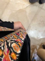 وست مخمل نوار گل و جوجه (کد ۱۰)