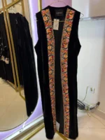 وست مخمل نوار گل و جوجه (کد ۱۰)