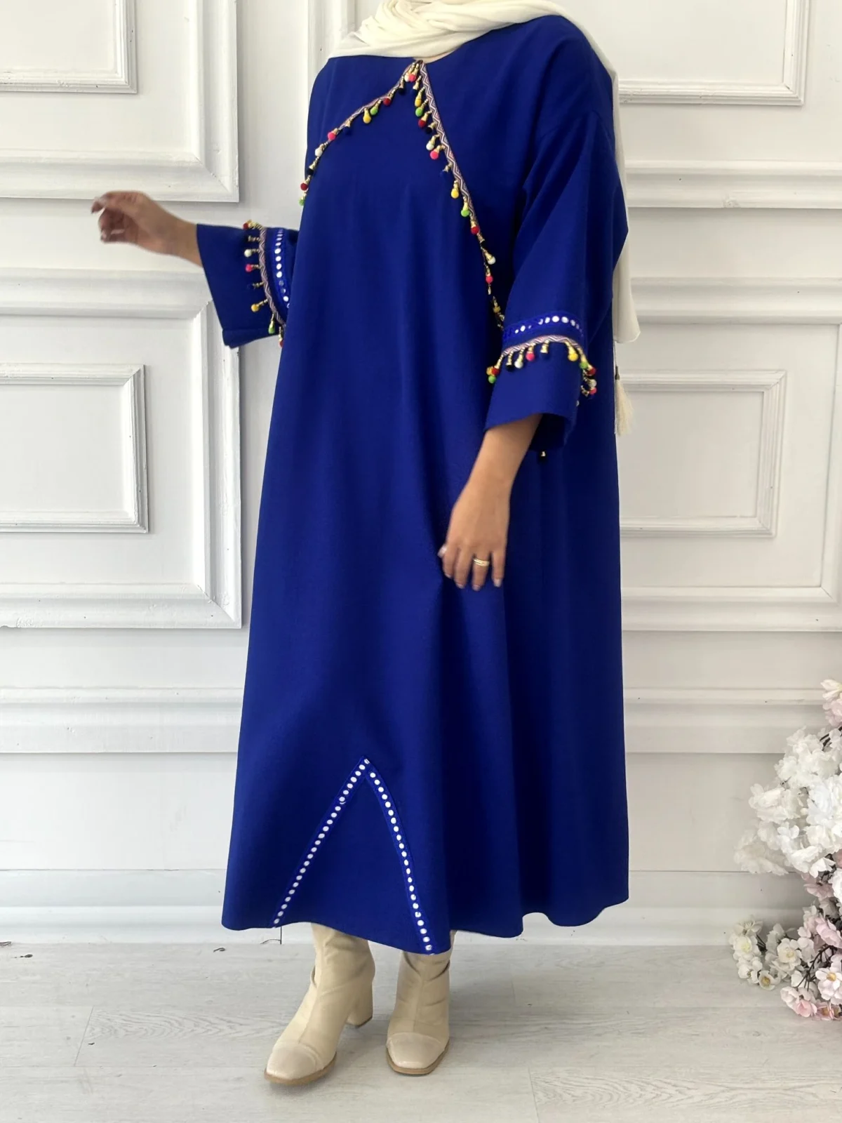 عبا کفتانی آبی