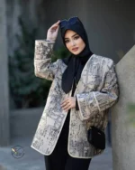 کت ژاکارد ارگانزا کد 052