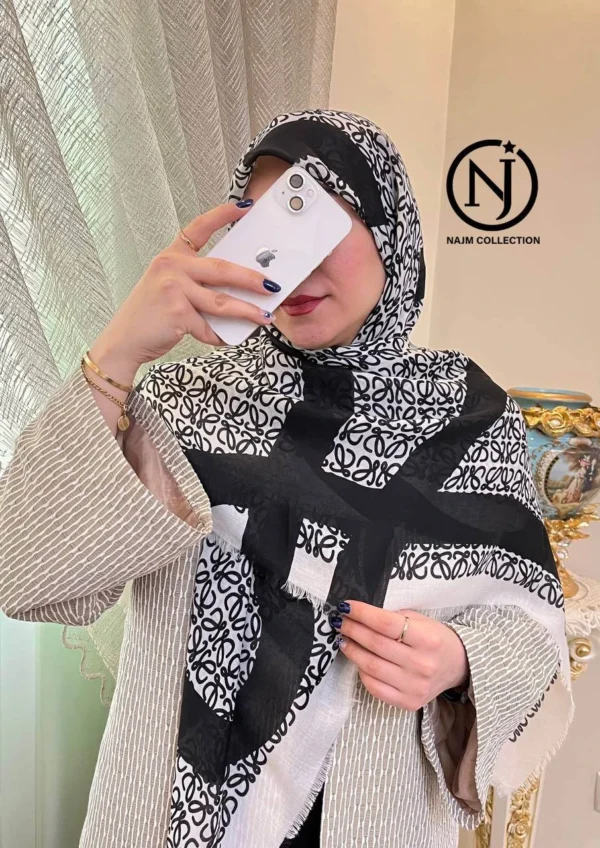 روسری نخی وارداتی قواره 140 کد 7314