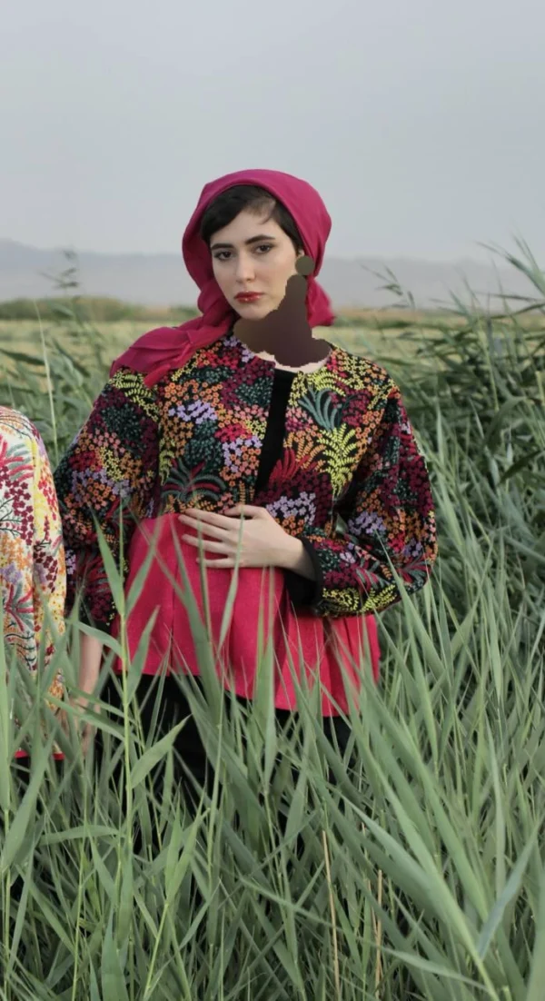 کت گلدوزی پایین پیلی کد 31