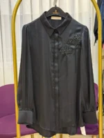 شومیز مشکی سگکدار
